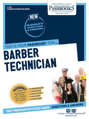 cover image of Barber Technician